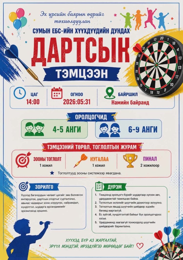 ОЛОН УЛСЫН ХҮҮХДИЙН ЭРХИЙГ ХАМГААЛАХ ӨДРИЙН НЭГДСЭН АРГА ХЭМЖЭЭНИЙ ХӨТӨЛБӨРИЙГ ХҮРГЭЖ БАЙНА.
