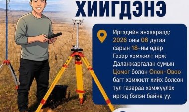 ИРГЭДИЙН АНХААРАЛД